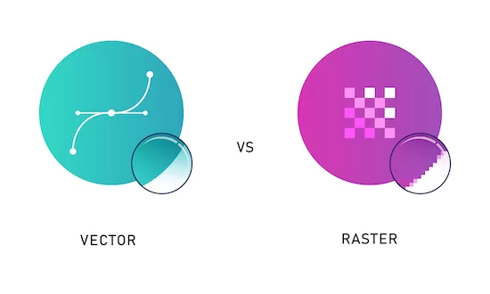 Raster vs Vector image - Home -