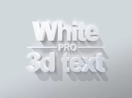 3D text white 1 - title:graphic home - اورچین فایل - format: - sku: - keywords: p_id:353984