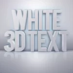 3D text white 2 1 - title:Home - اورچین فایل - format: - sku: - keywords:وکتور,موکاپ,افکت متنی,پروژه افترافکت p_id:63922