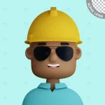 3d cartoon avatar engineer man with safety helmet rnd498 frp30962877 1 - title:Home - اورچین فایل - format: - sku: - keywords:وکتور,موکاپ,افکت متنی,پروژه افترافکت p_id:63922
