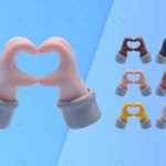3d collection with hands making heart symbol crcf0bb39d6 size61.15mb - title:Home - اورچین فایل - format: - sku: - keywords:وکتور,موکاپ,افکت متنی,پروژه افترافکت p_id:63922