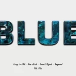 3d effect font with blue brush texture - title:Home - اورچین فایل - format: - sku: - keywords:وکتور,موکاپ,افکت متنی,پروژه افترافکت p_id:63922