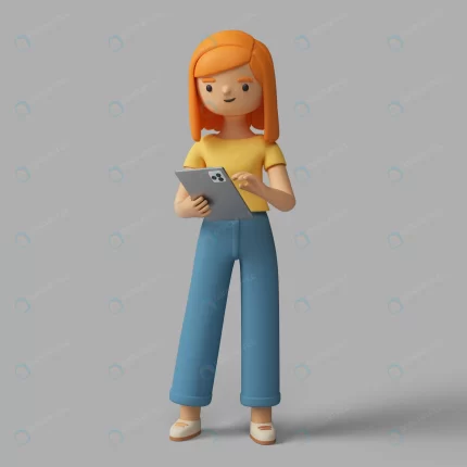 3d female character holding tablet device crc81ea41bd size39.96mb - title:graphic home - اورچین فایل - format: - sku: - keywords: p_id:353984