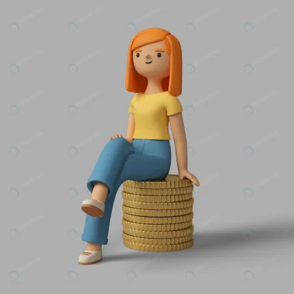 3d female character sitting stack coins crc6542598c size36.29mb - title:graphic home - اورچین فایل - format: - sku: - keywords: p_id:353984