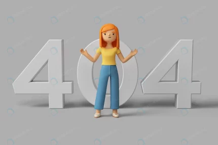 3d female character with 404 error message crc1d67399e size71.30mb - title:graphic home - اورچین فایل - format: - sku: - keywords: p_id:353984
