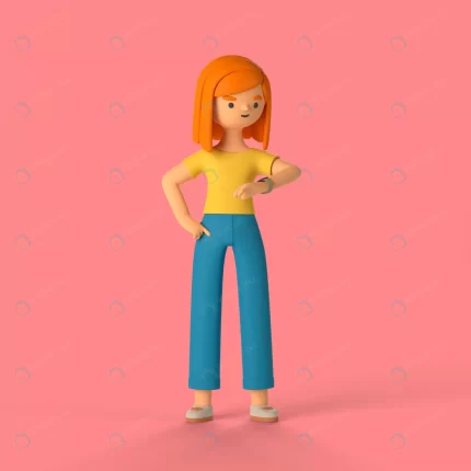 3d girl character checking time her watch crc8a9d5e59 size16.08mb - title:graphic home - اورچین فایل - format: - sku: - keywords: p_id:353984