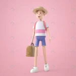 - 3d illustration cartoon character young backpacke crc8b4c3194 size98.06mb - Home