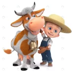 - 3d illustration child straw hat is engaged animal crc085969b2 size7.65mb 4000x4000 - Home