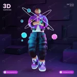 - 3d illustration metaverse futuristic character wit rnd486 frp24241357 - Home