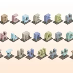- 3d isometric building alphabet colorful typeface crc22ad9c23 size1.67mb - Home
