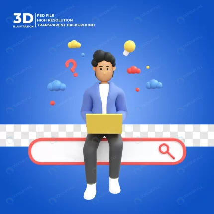 3d male character searching internet ideas with s crc803d318d size11.15mb - title:graphic home - اورچین فایل - format: - sku: - keywords: p_id:353984
