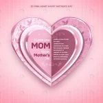 3d pink heart happy mothers day insert your love crccc0245ee size44.36mb - title:Home - اورچین فایل - format: - sku: - keywords:وکتور,موکاپ,افکت متنی,پروژه افترافکت p_id:63922