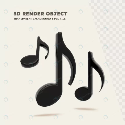 3d render musical note rnd323 frp20983274 1 - title:graphic home - اورچین فایل - format: - sku: - keywords: p_id:353984