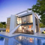 - 3d rendering modern villa crcb6b7f72b size11.19mb 4000x3982 - Home