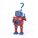 3d rendering robot tin toy with blue question mar crc1515ec8c size2.60mb 5000x5000 1 - title:Home - اورچین فایل - format: - sku: - keywords:وکتور,موکاپ,افکت متنی,پروژه افترافکت p_id:63922