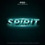 - 3d spirit text effect - Home