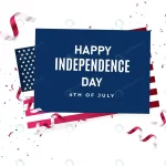 - 4th july background with flag confetti rnd888 frp28719229 - Home