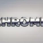 - Chrome Text Effect - Home