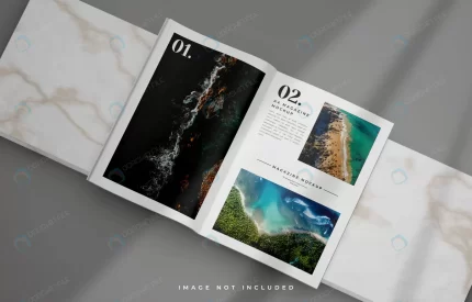 a4 magazine mockup with shadow overlay crc54940408 size11.31mb - title:graphic home - اورچین فایل - format: - sku: - keywords: p_id:353984