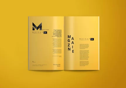 a4 magazine mockup crc357978d8 size43.7mb - title:graphic home - اورچین فایل - format: - sku: - keywords: p_id:353984
