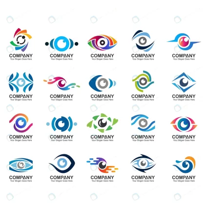 abstract eyes logo template eye icons eye logo set rnd581 frp2950570 - title:graphic home - اورچین فایل - format: - sku: - keywords: p_id:353984