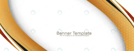 abstract golden wave style design banner template crc9734aadc size1.41mb - title:graphic home - اورچین فایل - format: - sku: - keywords: p_id:353984