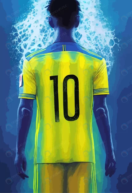 abstract illustration argentinian soccer player rnd868 frp34594496 - title:graphic home - اورچین فایل - format: - sku: - keywords: p_id:353984
