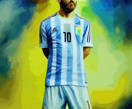 abstract illustration argentinian soccer player rnd913 frp34594489 - title:graphic home - اورچین فایل - format: - sku: - keywords: p_id:353984