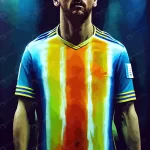 - abstract illustration argentinian soccer player rnd942 frp34594491 - Home
