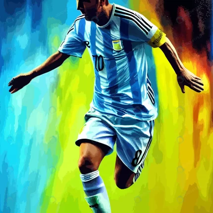 abstract illustration argentinian soccer player rnd979 frp34594495 - title:graphic home - اورچین فایل - format: - sku: - keywords: p_id:353984