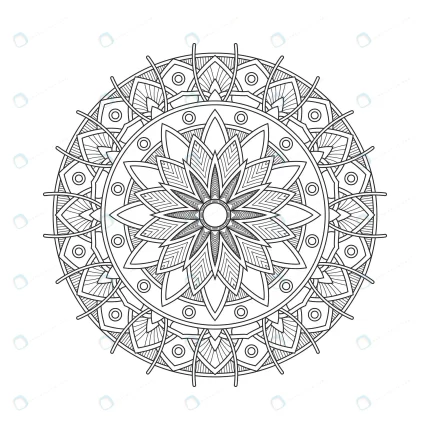 abstract mandala arabesque coloring page book ill crce028ca5f size2.74mb - title:graphic home - اورچین فایل - format: - sku: - keywords: p_id:353984