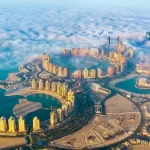 - aerial view pearl qatar island doha through mornin rnd555 frp13852076 - Home