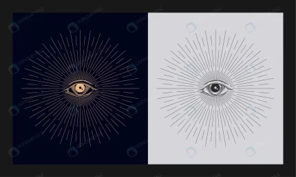 all seeing eye symbol vector with engraving style rnd381 frp22156939 - title:graphic home - اورچین فایل - format: - sku: - keywords: p_id:353984