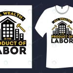 - all wealth is product labor t shirt design rnd274 frp26072542 - Home
