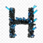 alphabet letter h made black blue jewelry crystal crc2f2a3d15 size15.87mb 1 - title:Home - اورچین فایل - format: - sku: - keywords:وکتور,موکاپ,افکت متنی,پروژه افترافکت p_id:63922