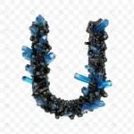 alphabet letter u made black blue jewelry crystal crc5ce25423 size15.04mb 1 - title:Home - اورچین فایل - format: - sku: - keywords:وکتور,موکاپ,افکت متنی,پروژه افترافکت p_id:63922