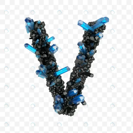 alphabet letter v made black blue jewelry crystal crc11569c1a size12.63mb 1 - title:graphic home - اورچین فایل - format: - sku: - keywords: p_id:353984