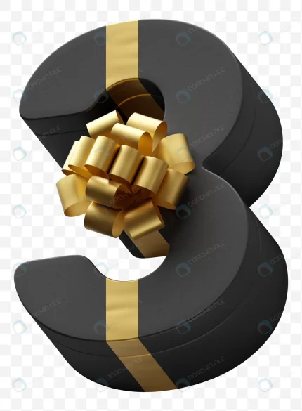 alphabet number 3 gift box wrapped dark black pap crc9884cfe5 size41.77mb - title:graphic home - اورچین فایل - format: - sku: - keywords: p_id:353984