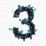 alphabet number 3 made black blue jewelry crystal crca2d9a250 size13.73mb 1 - title:Home - اورچین فایل - format: - sku: - keywords:وکتور,موکاپ,افکت متنی,پروژه افترافکت p_id:63922