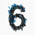 alphabet number 6 made black blue jewelry crystal crcefad09cc size14.99mb 1 - title:Home - اورچین فایل - format: - sku: - keywords:وکتور,موکاپ,افکت متنی,پروژه افترافکت p_id:63922
