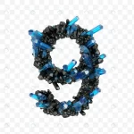 alphabet number 9 made black blue jewelry crystal crc6d0cc75b size15.56mb 1 - title:Home - اورچین فایل - format: - sku: - keywords:وکتور,موکاپ,افکت متنی,پروژه افترافکت p_id:63922