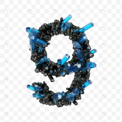 alphabet number 9 made black blue jewelry crystal crc6d0cc75b size15.56mb 1 - title:graphic home - اورچین فایل - format: - sku: - keywords: p_id:353984