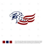 american flag painted bald eagle usa design rnd712 frp29914797 - title:Home - اورچین فایل - format: - sku: - keywords:وکتور,موکاپ,افکت متنی,پروژه افترافکت p_id:63922