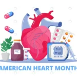 - american heart month concept vector heart disease crcb726b856 size2.25mb - Home