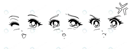 anime manga faces set different expressions hand crc9747cf7d size0.63mb - title:graphic home - اورچین فایل - format: - sku: - keywords: p_id:353984