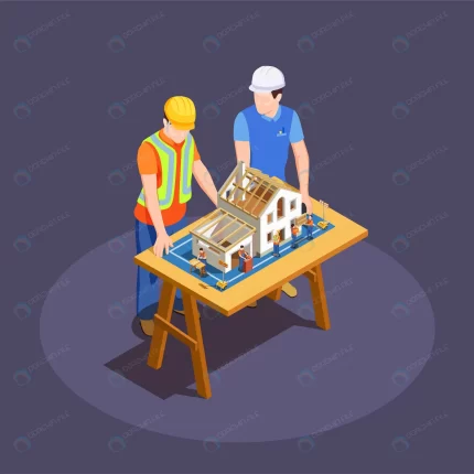 architect foreman with house construction project crcff72f8d0 size1.7mb 1 - title:graphic home - اورچین فایل - format: - sku: - keywords: p_id:353984