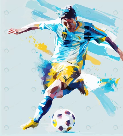 argentina soccer player kicking ball rnd719 frp34594556 - title:graphic home - اورچین فایل - format: - sku: - keywords: p_id:353984