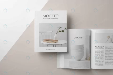 arrangement mock up book cover crcd675dce1 size60.14mb - title:graphic home - اورچین فایل - format: - sku: - keywords: p_id:353984