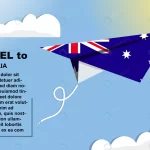 australia travel vector banner with paper flag tex rnd791 frp31519279 - title:Home - اورچین فایل - format: - sku: - keywords:وکتور,موکاپ,افکت متنی,پروژه افترافکت p_id:63922