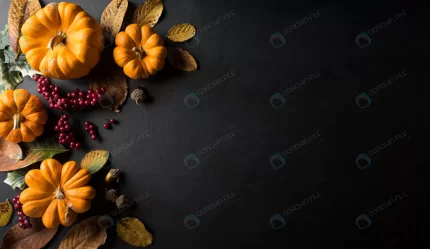 autumn background decor from dry leaves pumpkin rnd385 frp10356662 - title:graphic home - اورچین فایل - format: - sku: - keywords: p_id:353984